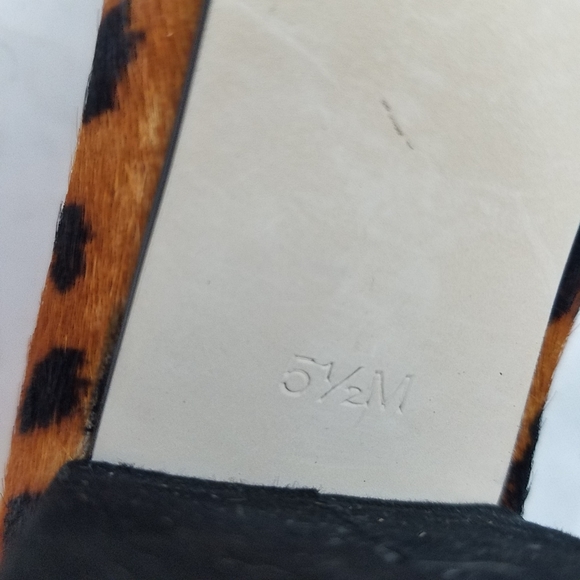 NWOT Talbots Faux Animal Print Heels - Picture 8 of 8